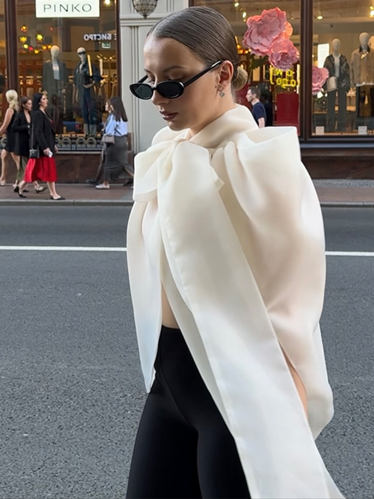 Street Fashion Types - Colete Feminino Elegante Sem Mangas com