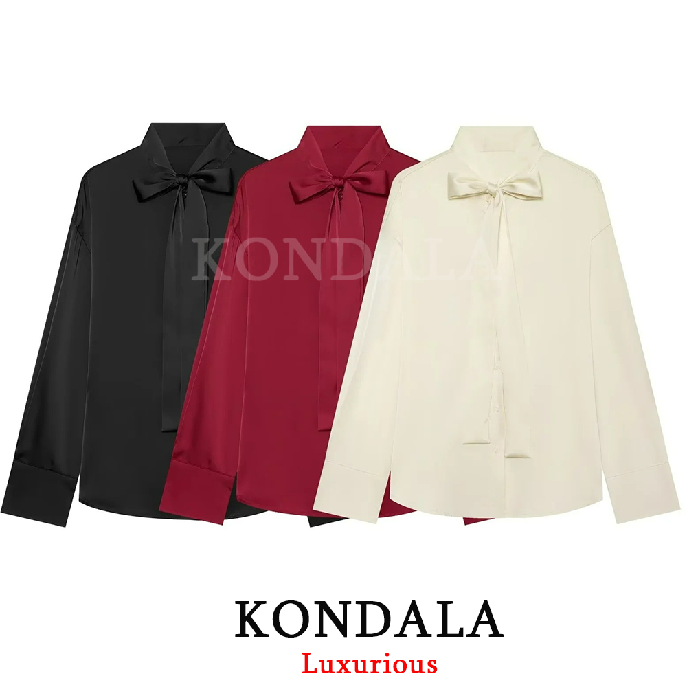 Fashion Street Night - Camisas Casuais Femininas KONDALA Estilo High
