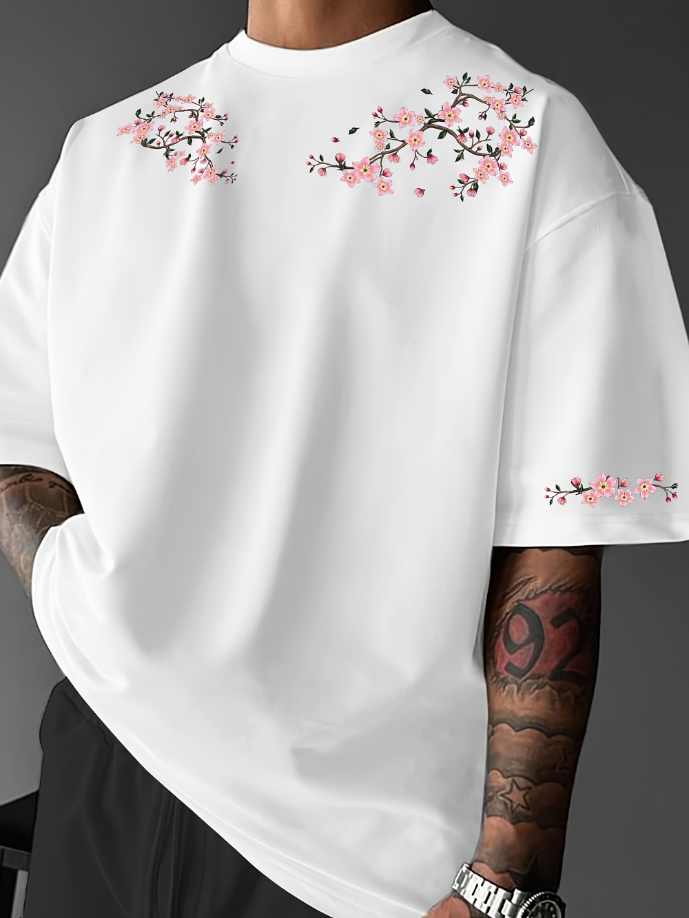 Street Fashion In Japanese - Camiseta masculina japonesa harajuku com estampa