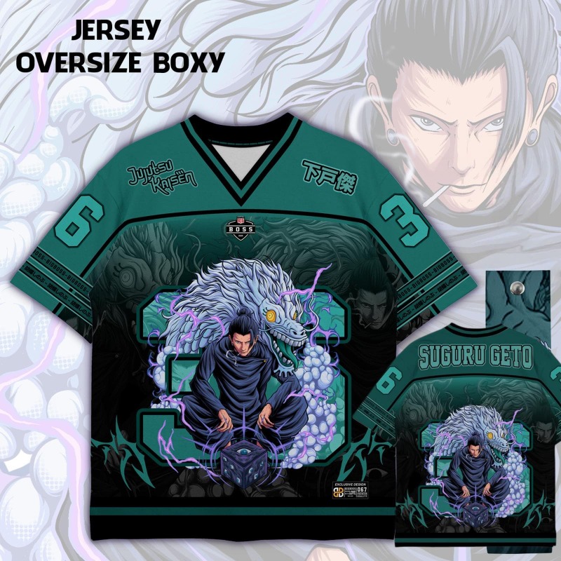 Street Fashion Types - Camiseta Estampada Anime Jujutsu Kaisen Choso