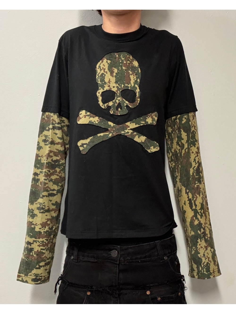 Street Fashion In China - 2026 novo esqueleto de camuflagem retro