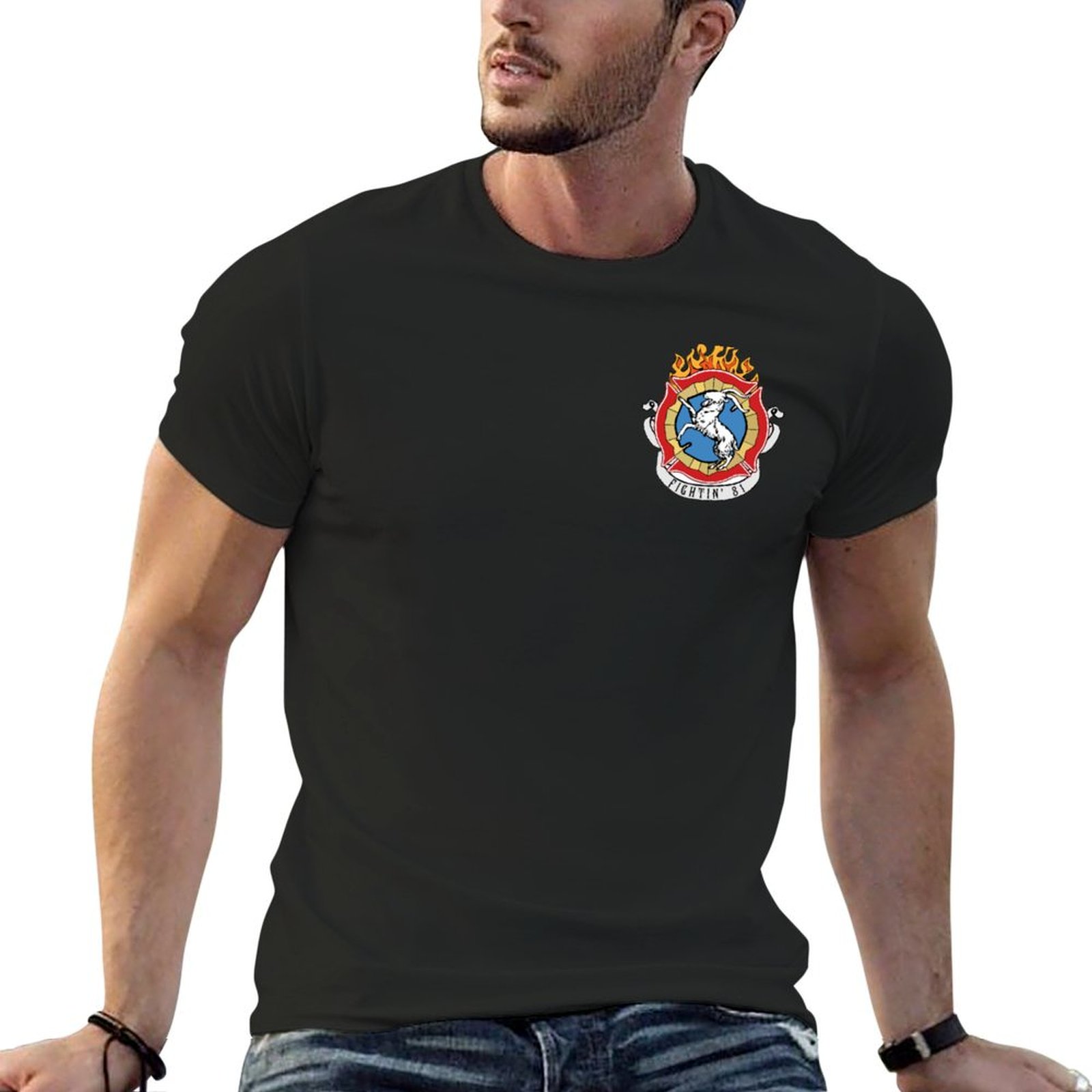 Street Fashion Chicago - T-shirt de manga curta para homens,
