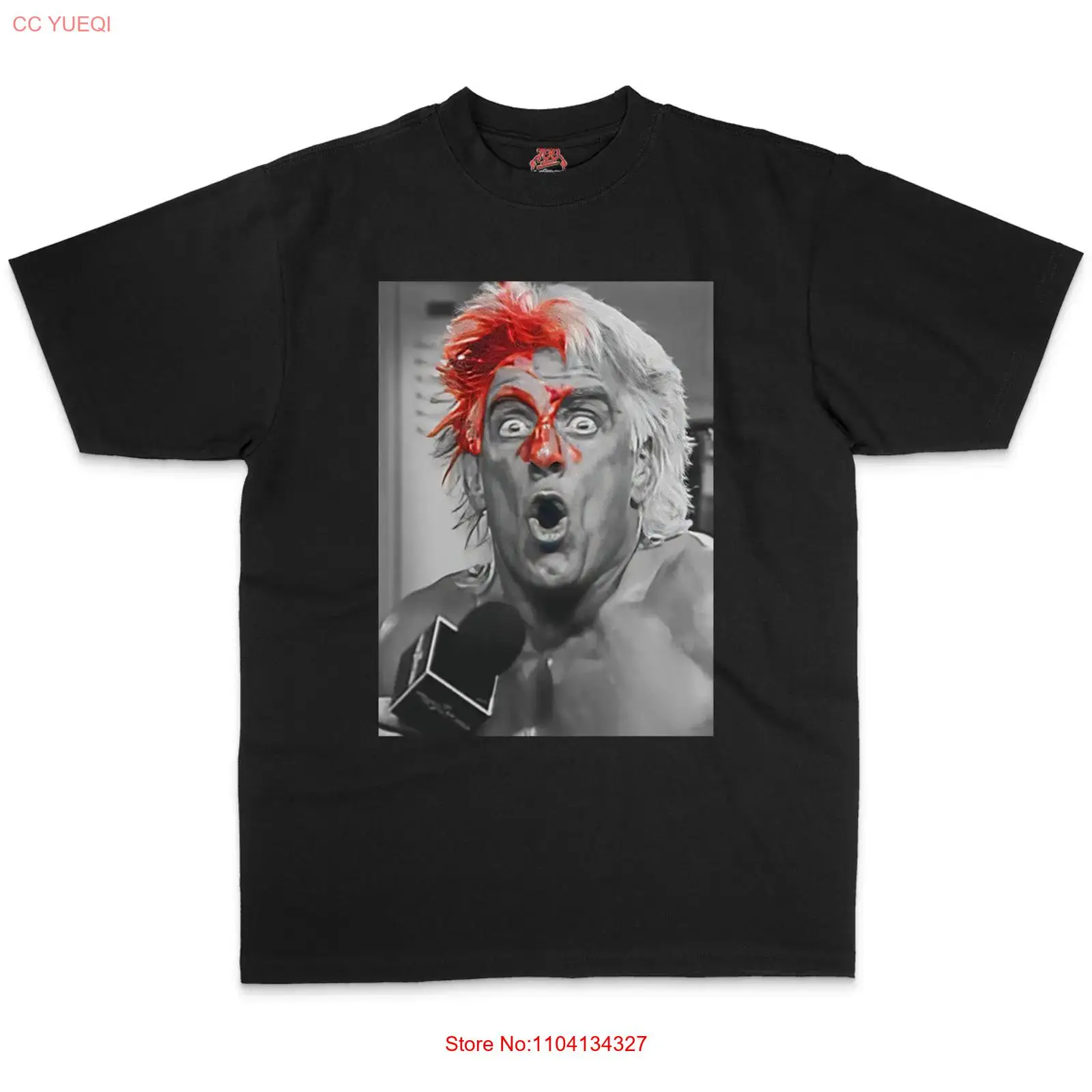 Street Fashion Types - Camiseta RIC FLAIR RARE vintage lavada,