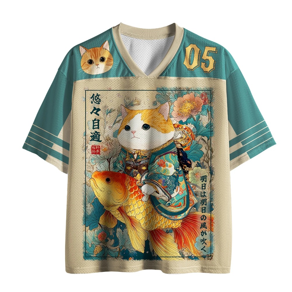 Street Fashion In Japanese - Camiseta Masculina de Gola V com
