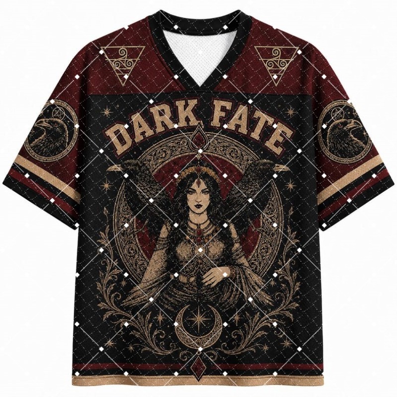 Street Fashion Types - Camiseta de Jersey com Estampa de