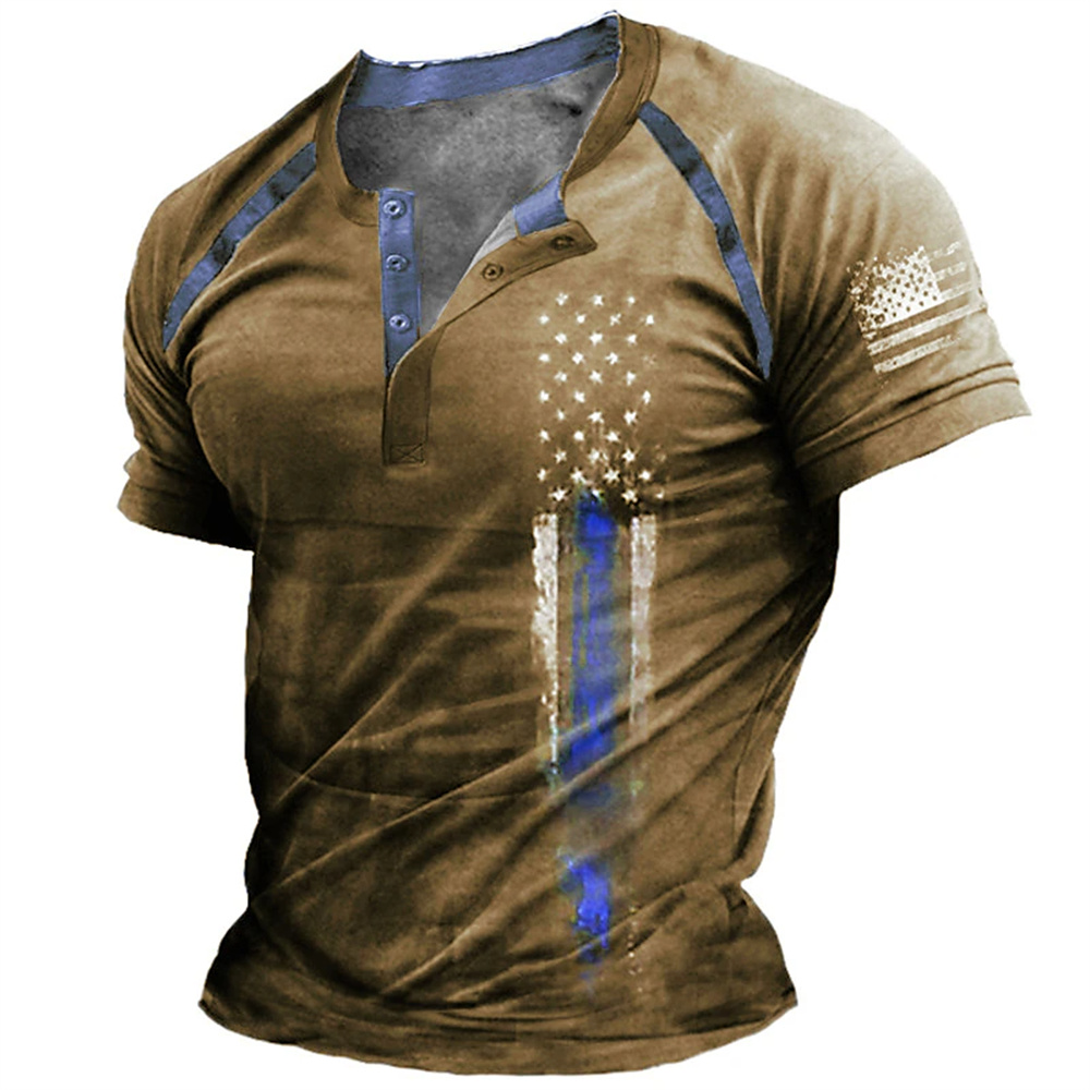 Street Fashion In China - Camisa Masculina Engraçada com Estampa 3D