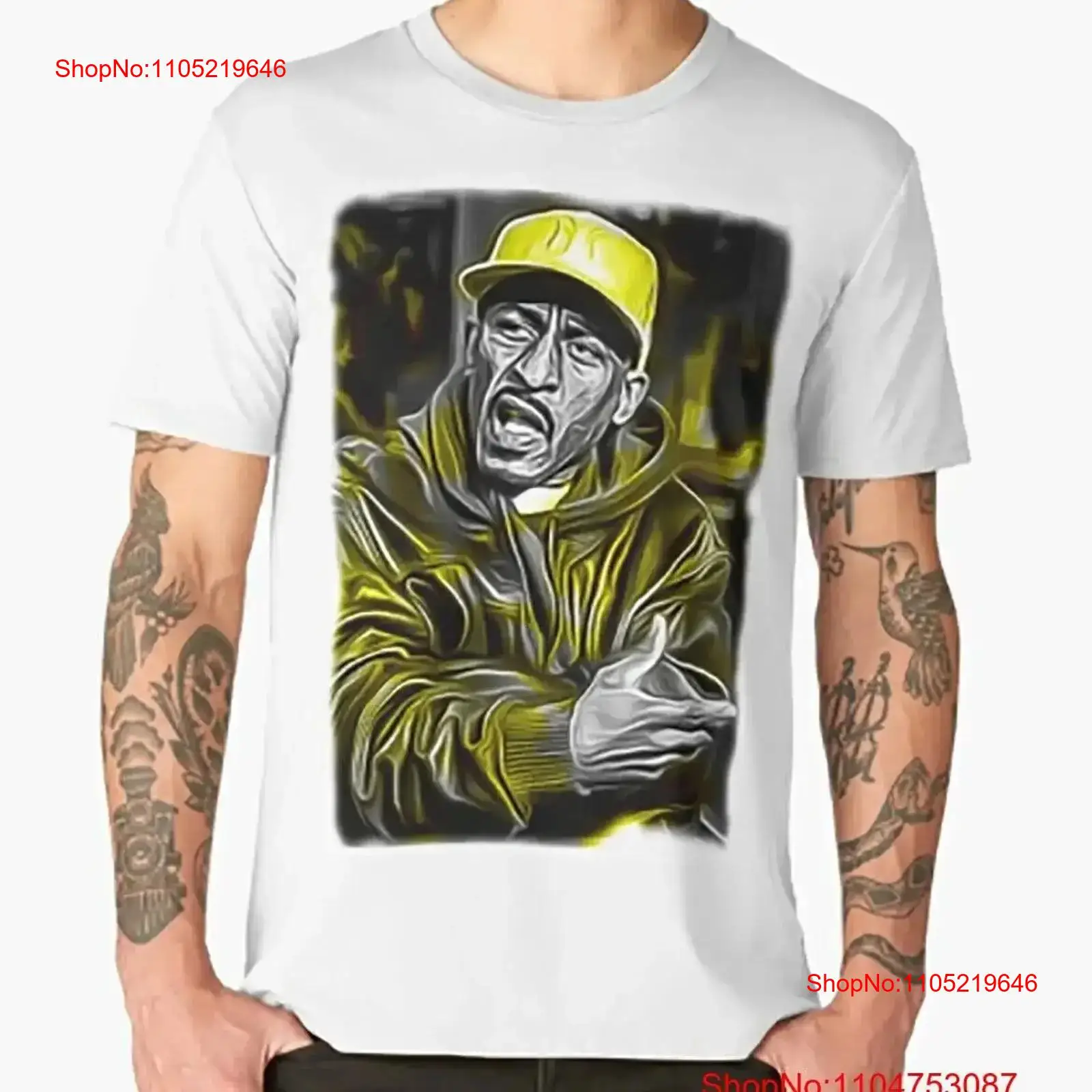 Street Fashion Types - Rakim t camisa rapper clássico rap