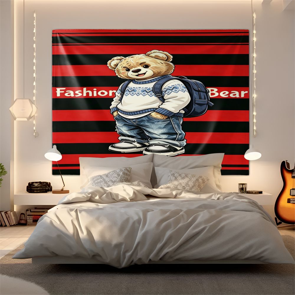 Fashion Street Quarto - Tapeçaria de Parede Fashion Street Bear,