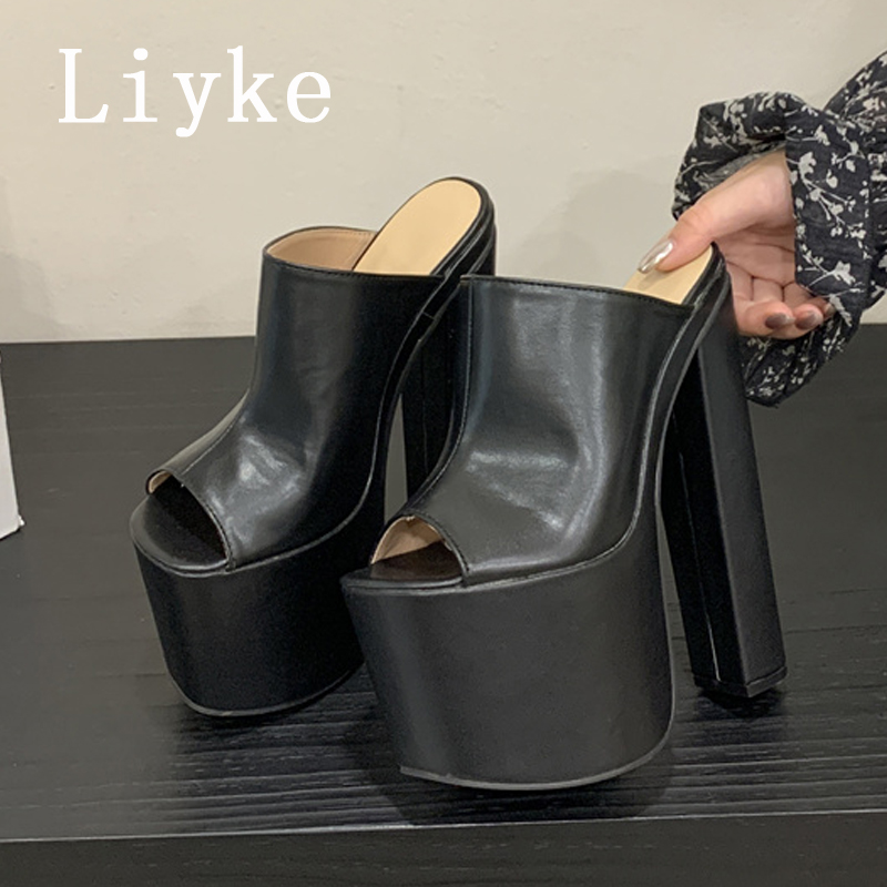 Fashion Street Night - Liyke pista moda 18cm salto alto