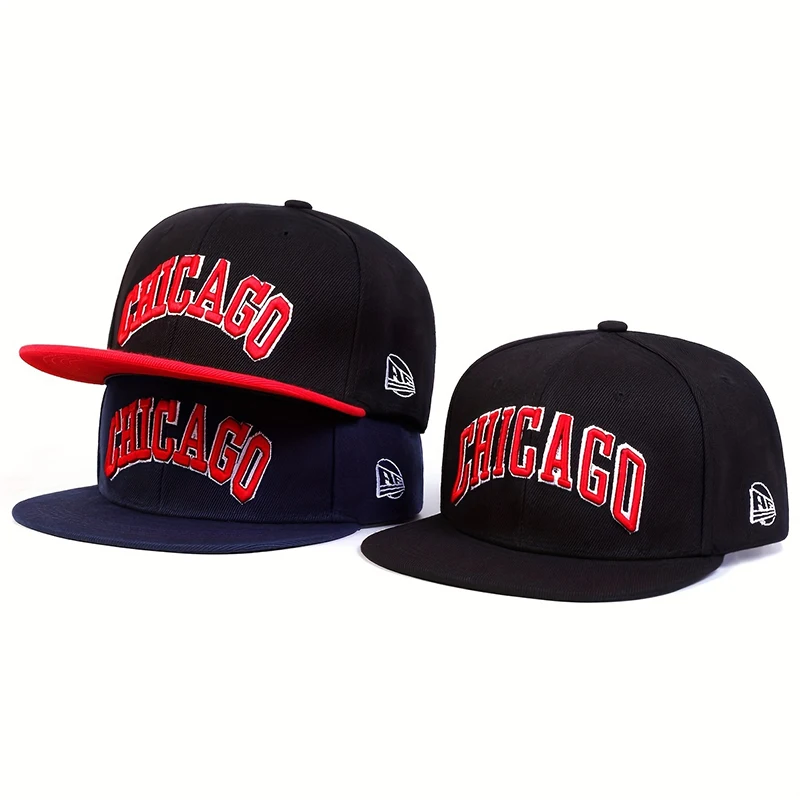 Street Fashion Chicago - Boné de Beisebol com Bordado CHICAGO,