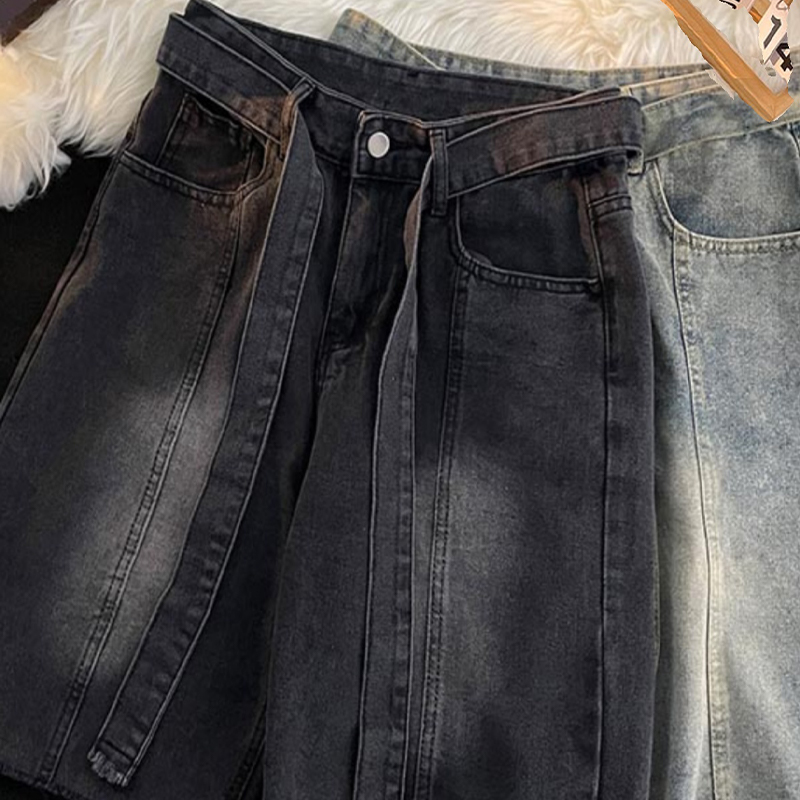 Verão fino franjas denim short - Street Fashion In Japanese avaliação e preço