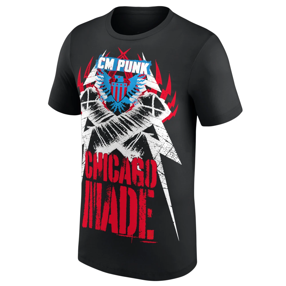 Camiseta Masculina CM Punk Chi - Street Fashion Chicago avaliação e preço