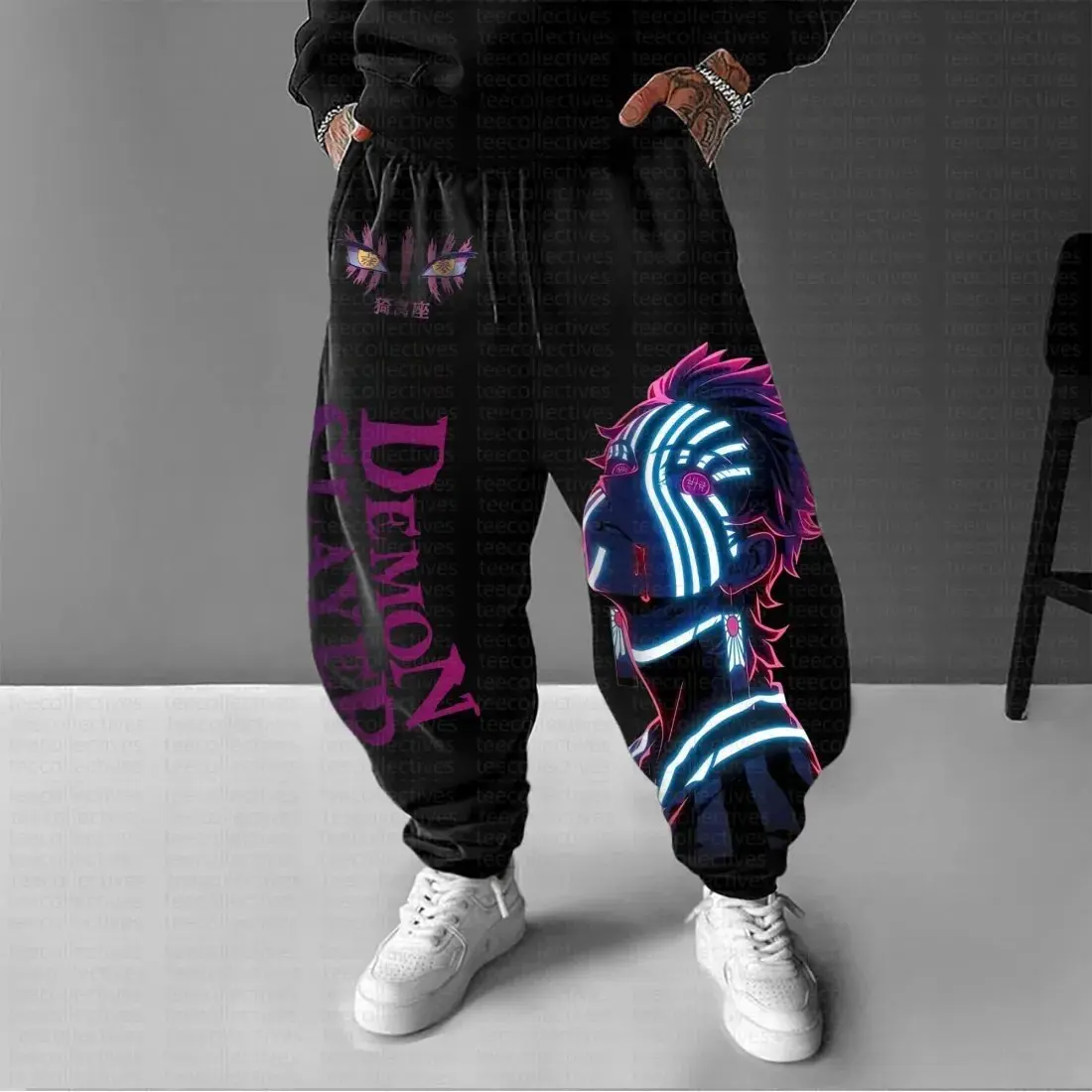 Calças de Anime Demon Slayer A - Street Fashion Types avaliação e preço