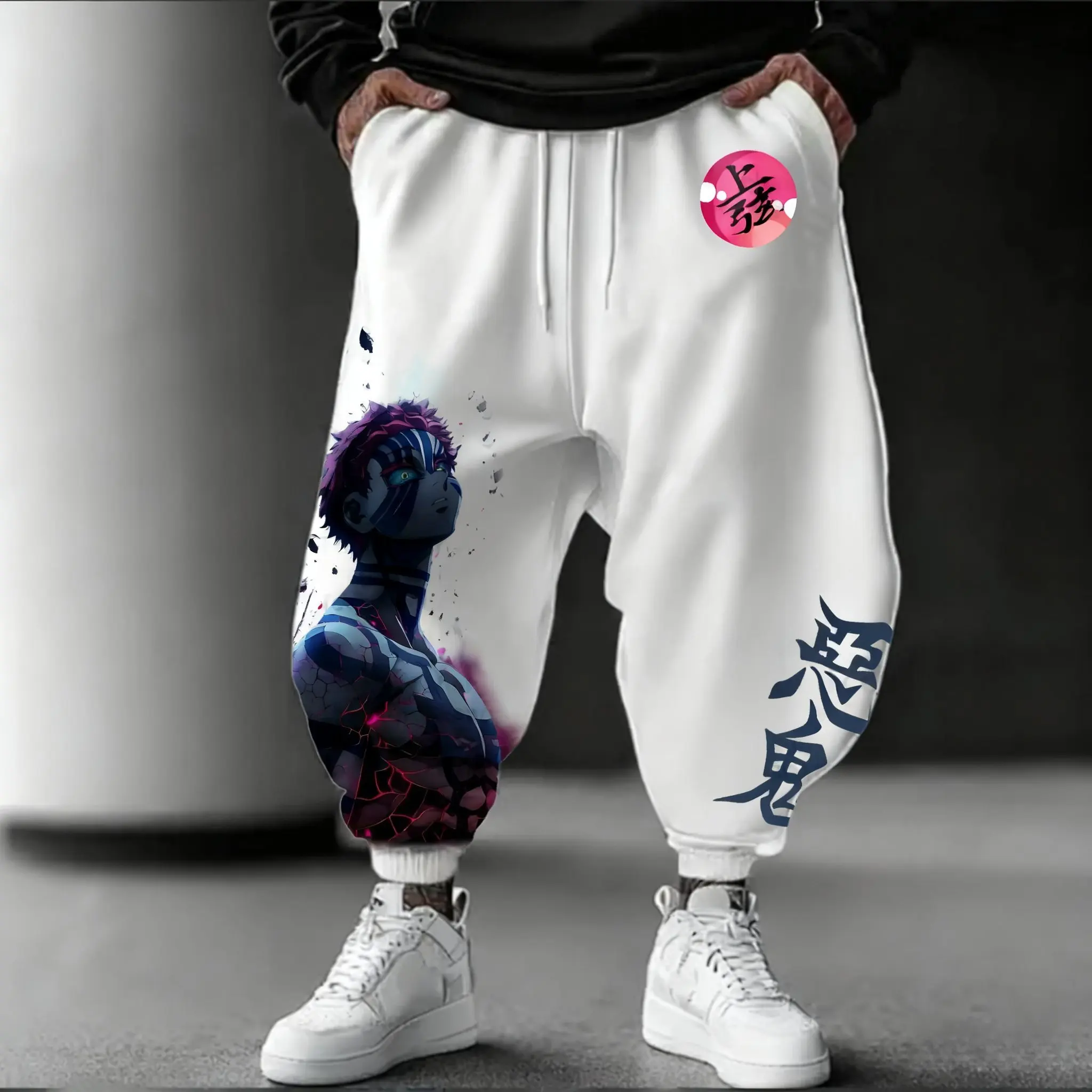 Calças de Anime Demon Slayer A - Street Fashion Types avaliação e preço