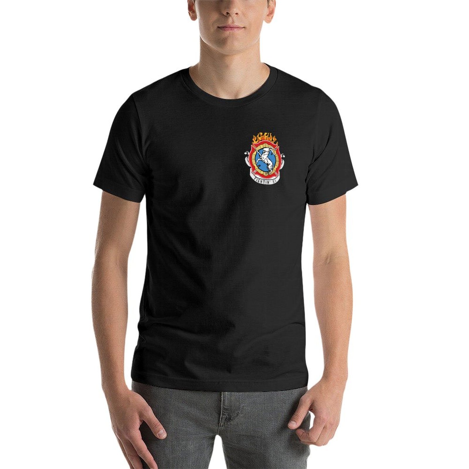 T-shirt de manga curta para ho - Street Fashion Chicago avaliação e preço
