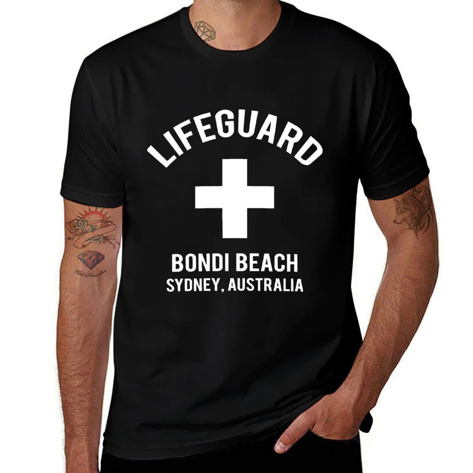 Camiseta Lifeguard Bondi Beach - Street Fashion Australia avaliação e preço