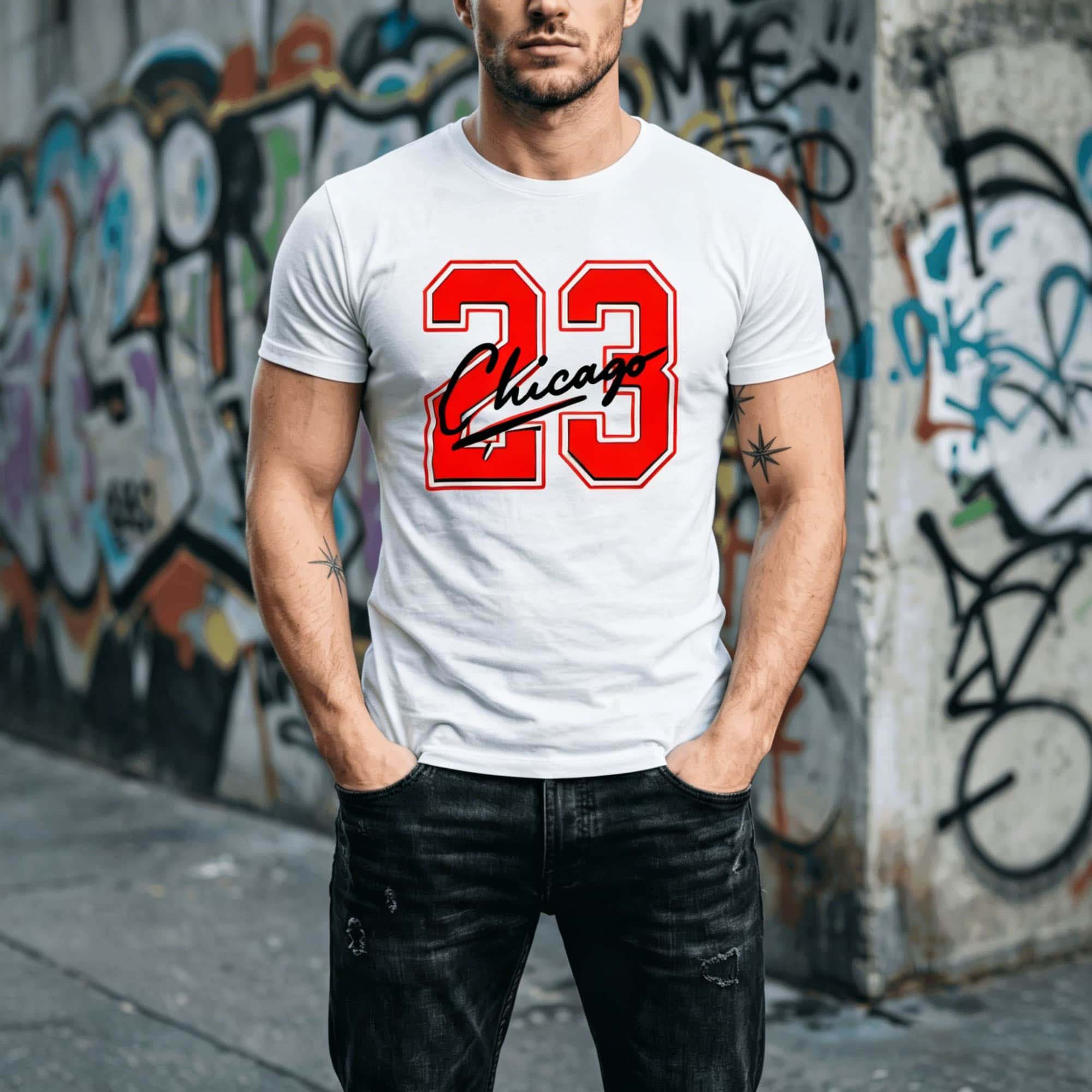 Camiseta Masculina de Verão Ch - Street Fashion Chicago avaliação e preço