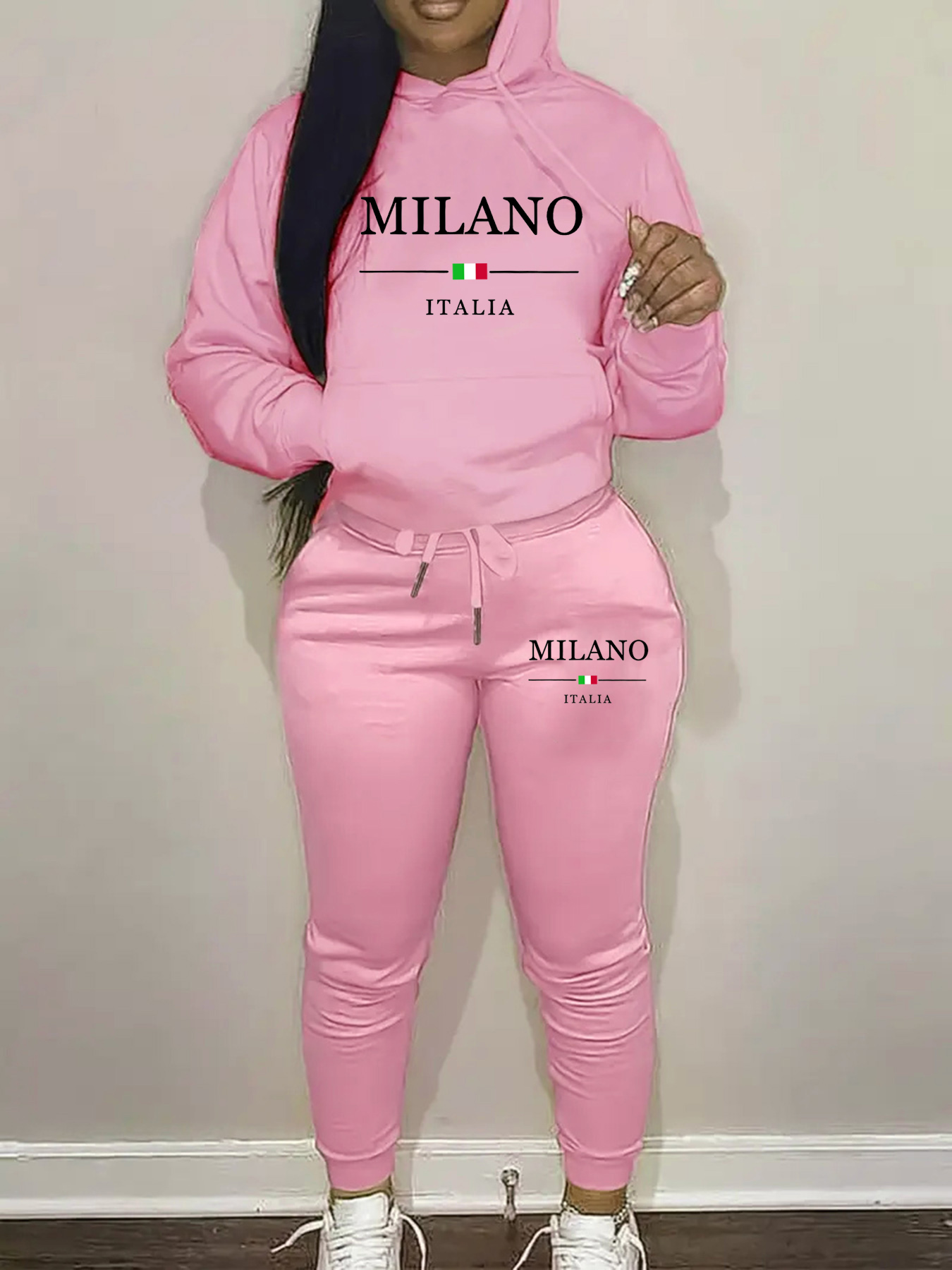 Outono e inverno feminino moda - Street Fashion Milano avaliação e preço