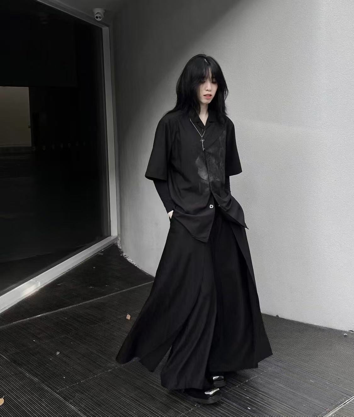 Legal preto novo estilo chinês - Street Fashion Outfit For Men avaliação e preço