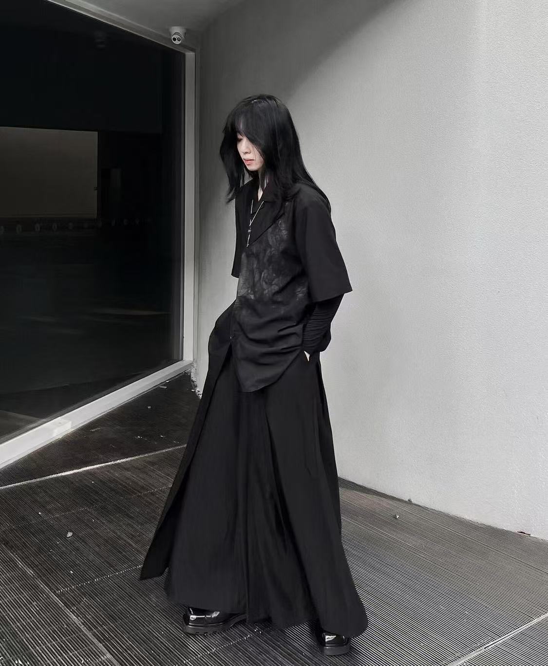 Legal preto novo estilo chinês - Street Fashion Outfit For Men avaliação e preço