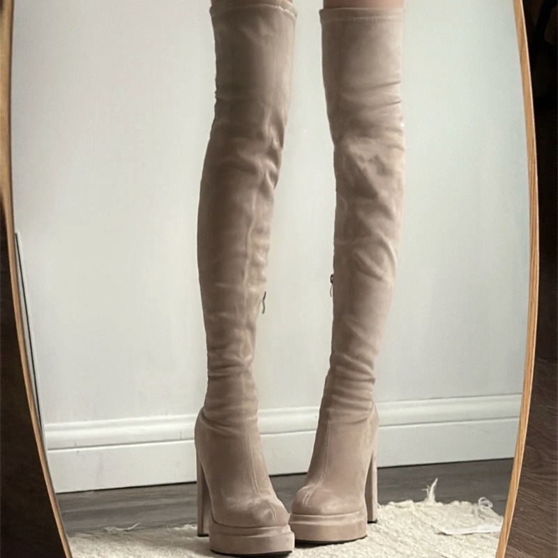 Botas Femininas de Salto Alto  - Street Fashion Ladies avaliação e preço