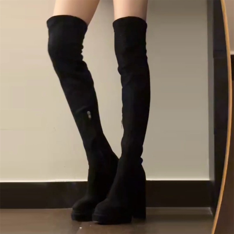 Botas Femininas de Salto Alto  - Street Fashion Ladies avaliação e preço