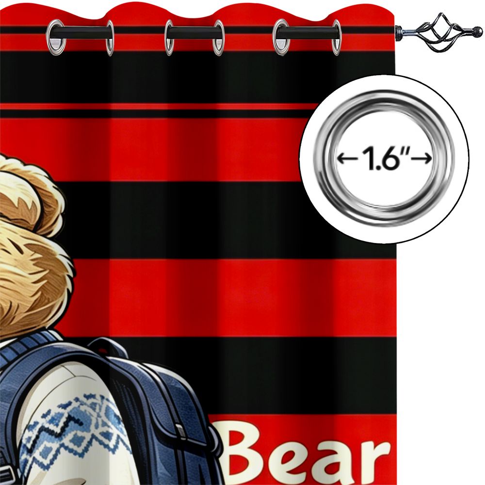 Cortinas Estampadas de Urso Es - Fashion Street Quarto avaliação e preço