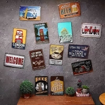 Placa de Metal Vintage para Pa - Fashion Street Quarto avaliação e preço