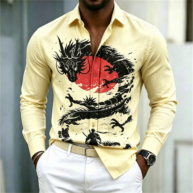 Camisa Masculina Nova 2026 Bra - Street Fashion In China avaliação e preço