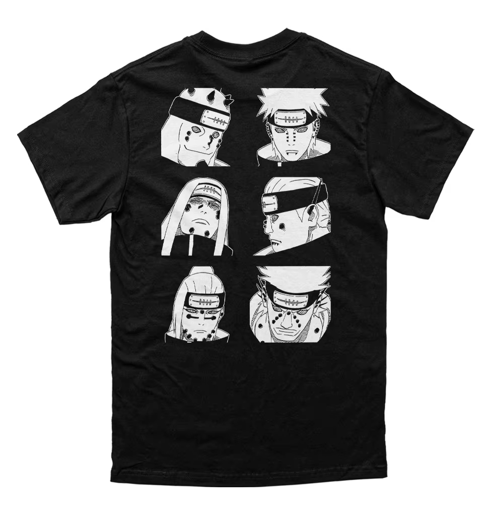 Camiseta Gráfica Naruto Pain A - Street Fashion Types avaliação e preço