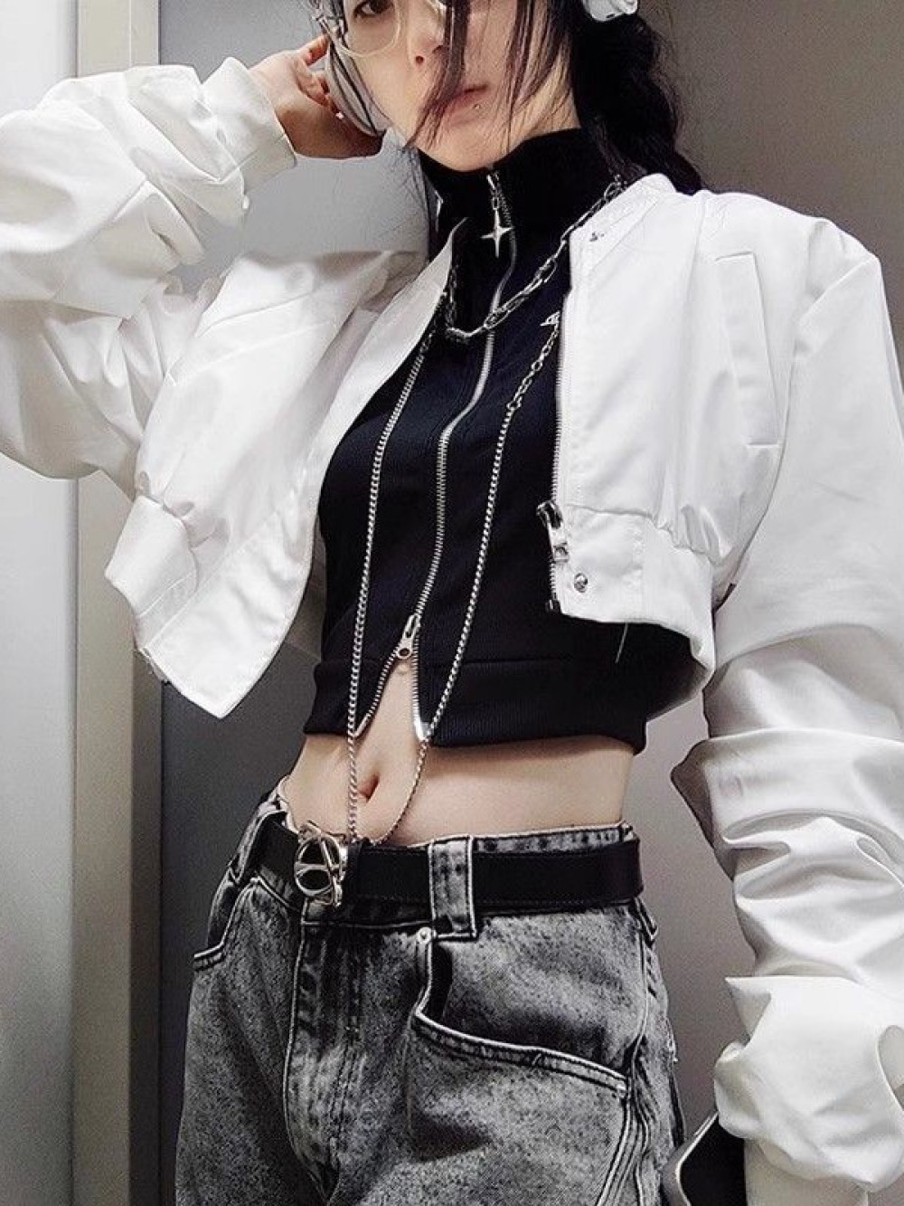 Colete Curto Feminino de Verão - Street Fashion Goth avaliação e preço