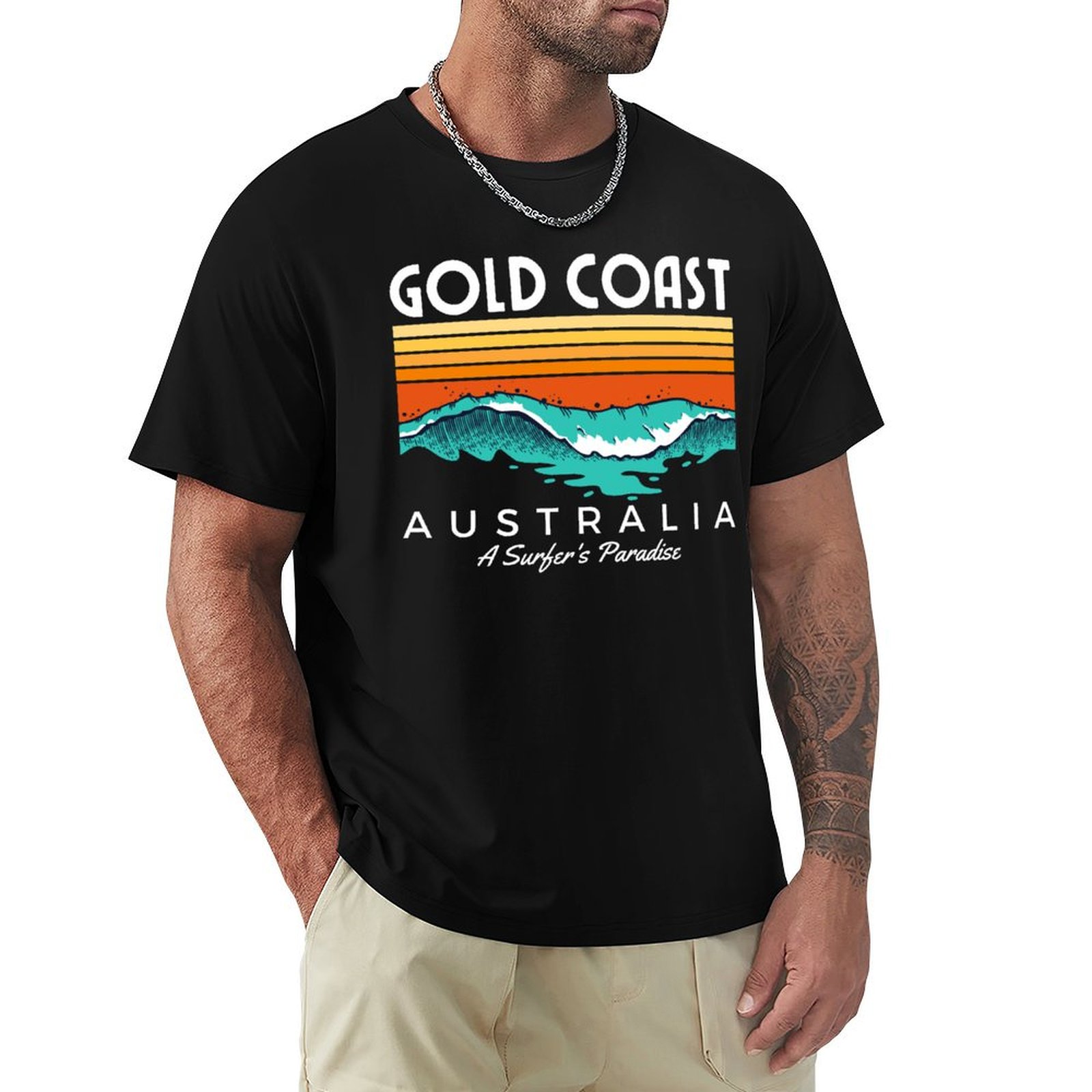 Gold Coast Australia A Surfer' - Street Fashion Australia avaliação e preço