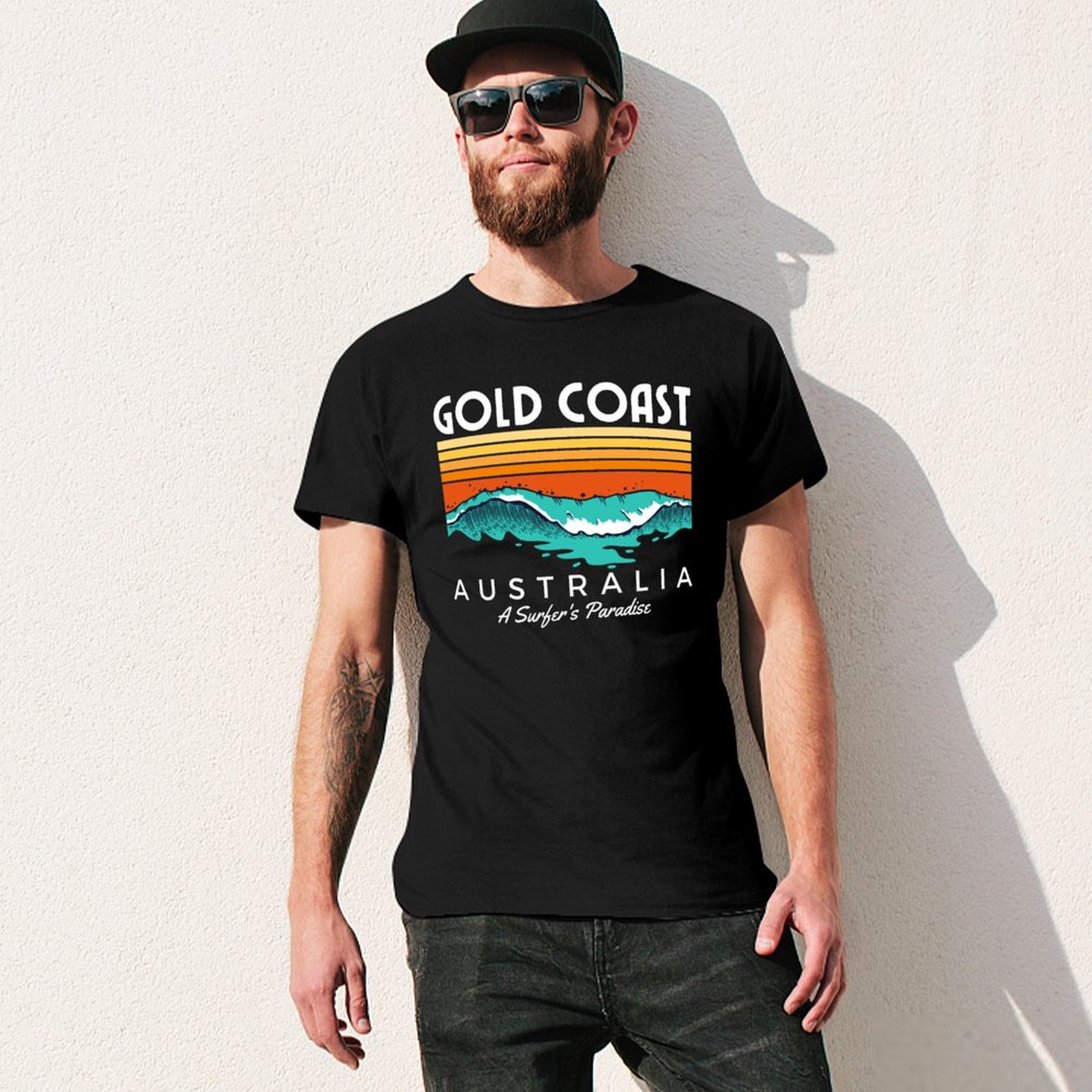 Gold Coast Australia A Surfer' - Street Fashion Australia avaliação e preço