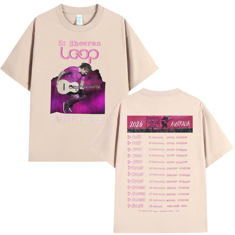 Camisetas do Tour Ed Sheeran L - Street Fashion Australia avaliação e preço