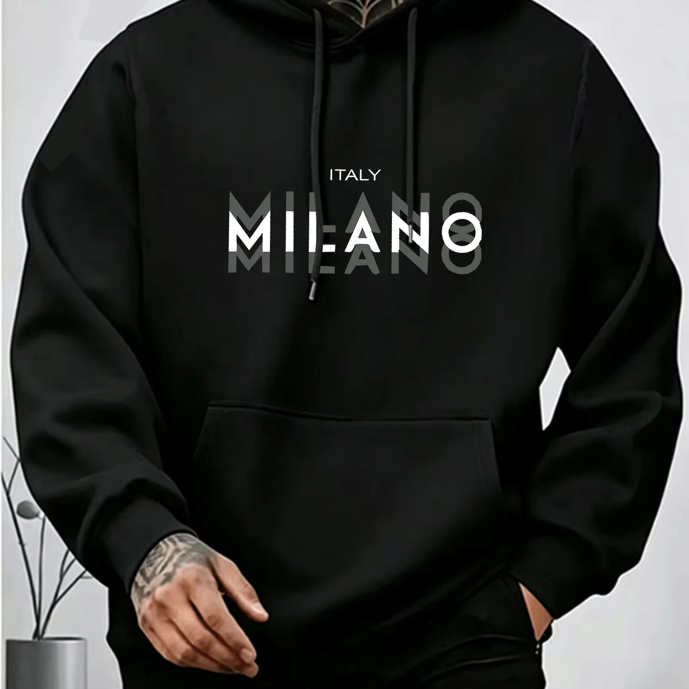 Moletom Masculino MILANO com E - Street Fashion Milano avaliação e preço
