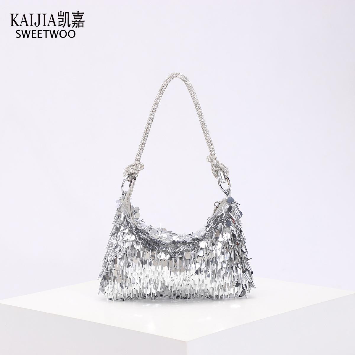 Bolsa de Ombro Fina em Formato - Fashion Street Night avaliação e preço