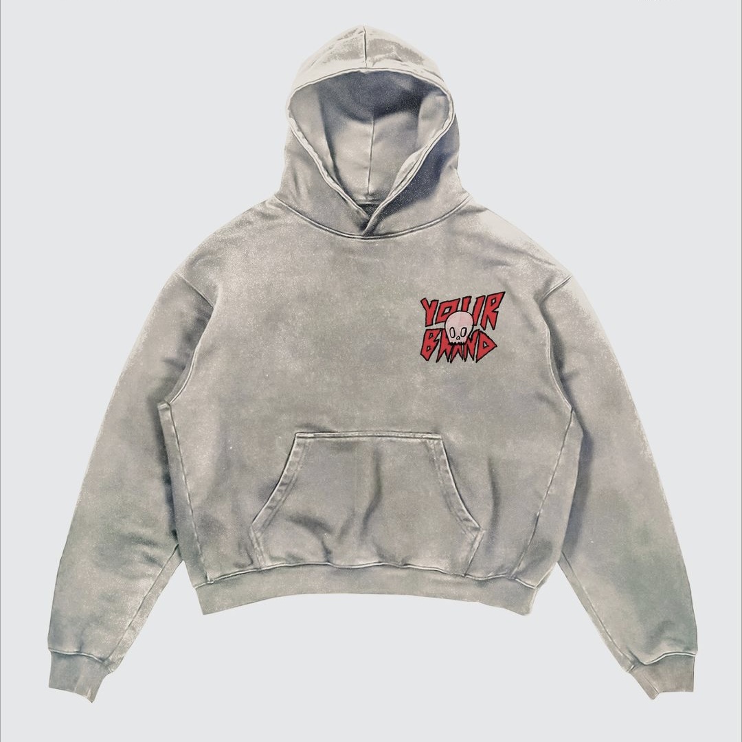 Rua Y2K carta impressa Hoodie  - Street Fashion Goth avaliação e preço