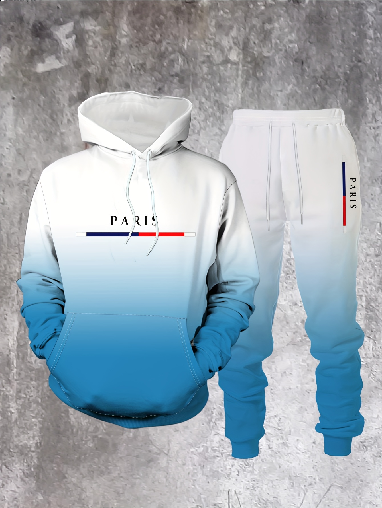 Cor gradiente paris agasalho r - Street Fashion Outfit For Men avaliação e preço