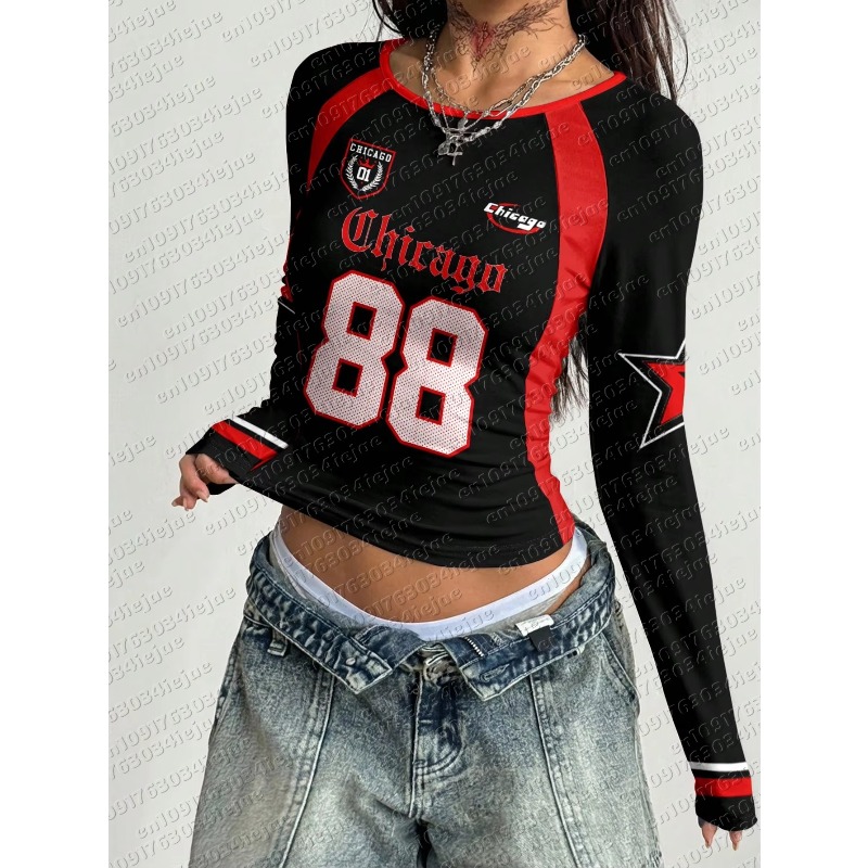 Camiseta Confortável com Manga - Street Fashion Chicago avaliação e preço