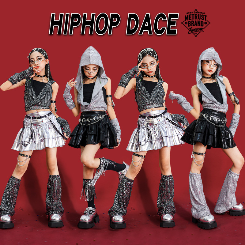 Meninas hip hop lantejoulas co - Street Fashion Goth avaliação e preço