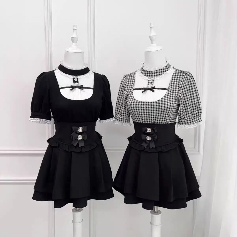 Blusa Gótica Doce com Babados  - Street Fashion In Japanese avaliação e preço